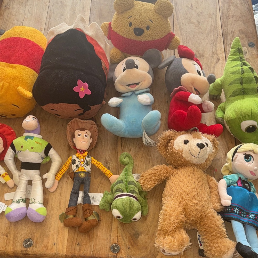12 Disney Plush Toy Collection - selling as it is.